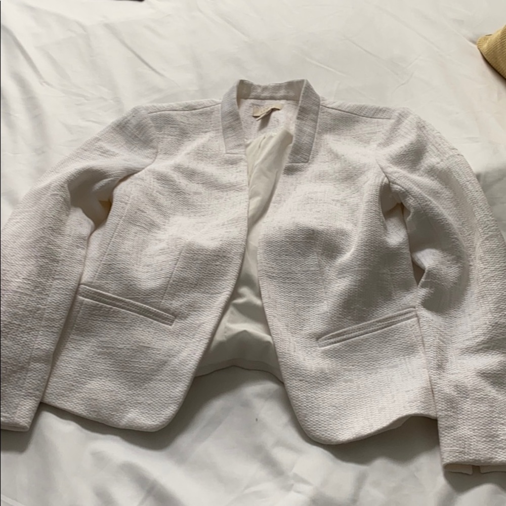 Loft - White Blazer Jacket